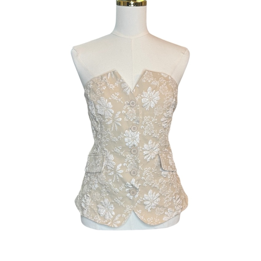 Shein Vest Blazer Corset Top XL Academic Academia Style Cute Suit Formal